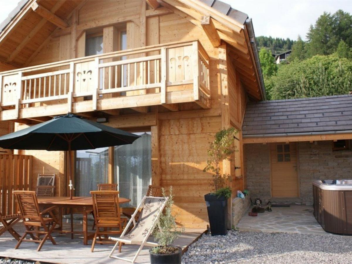 Chalet 6 Pers Avec Spa, Terrasse Plein Sud A Saint-Michel-De-Chaillol - Fr-1-393-22 Экстерьер фото
