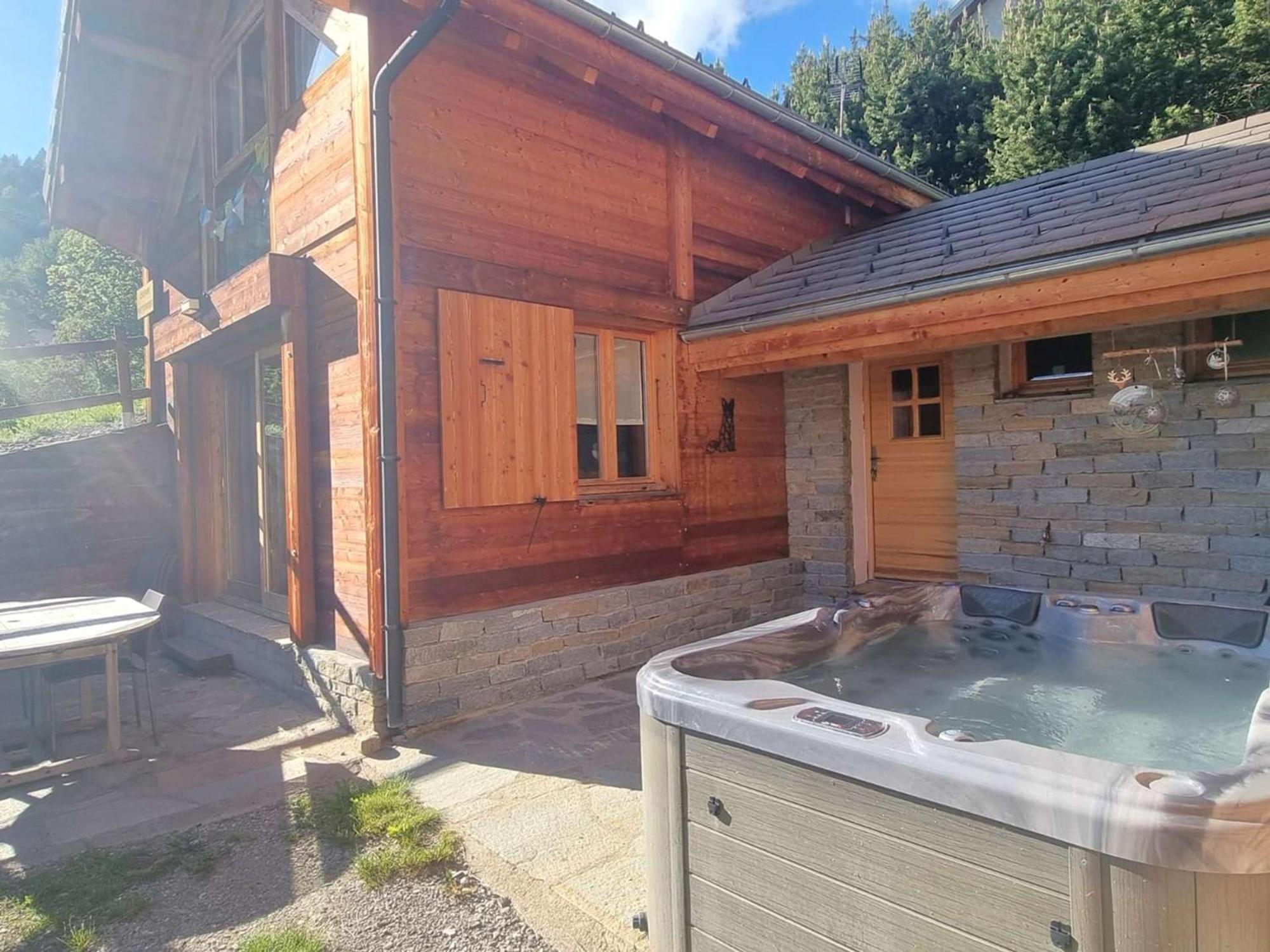 Chalet 6 Pers Avec Spa, Terrasse Plein Sud A Saint-Michel-De-Chaillol - Fr-1-393-22 Экстерьер фото