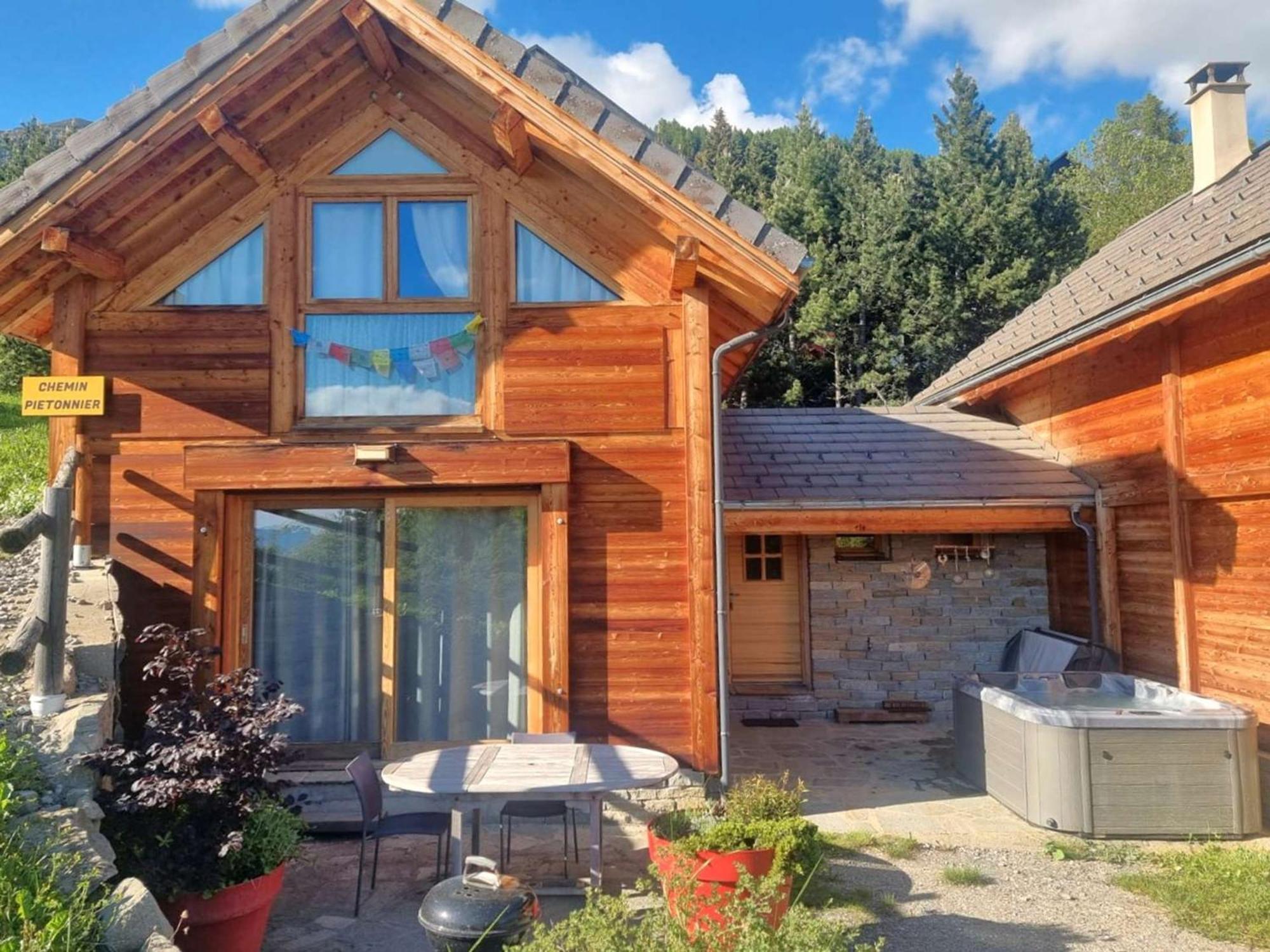 Chalet 6 Pers Avec Spa, Terrasse Plein Sud A Saint-Michel-De-Chaillol - Fr-1-393-22 Экстерьер фото