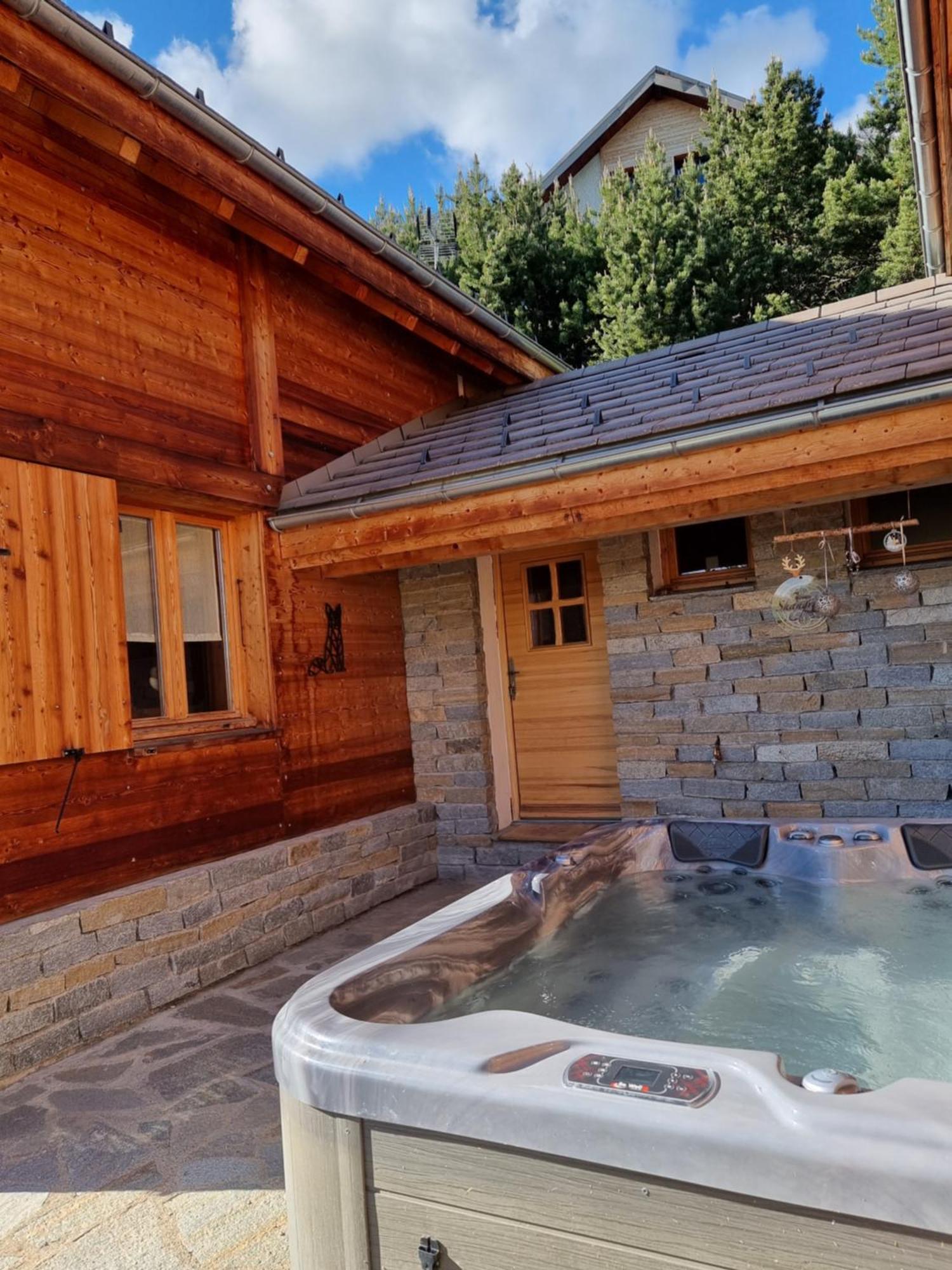 Chalet 6 Pers Avec Spa, Terrasse Plein Sud A Saint-Michel-De-Chaillol - Fr-1-393-22 Экстерьер фото