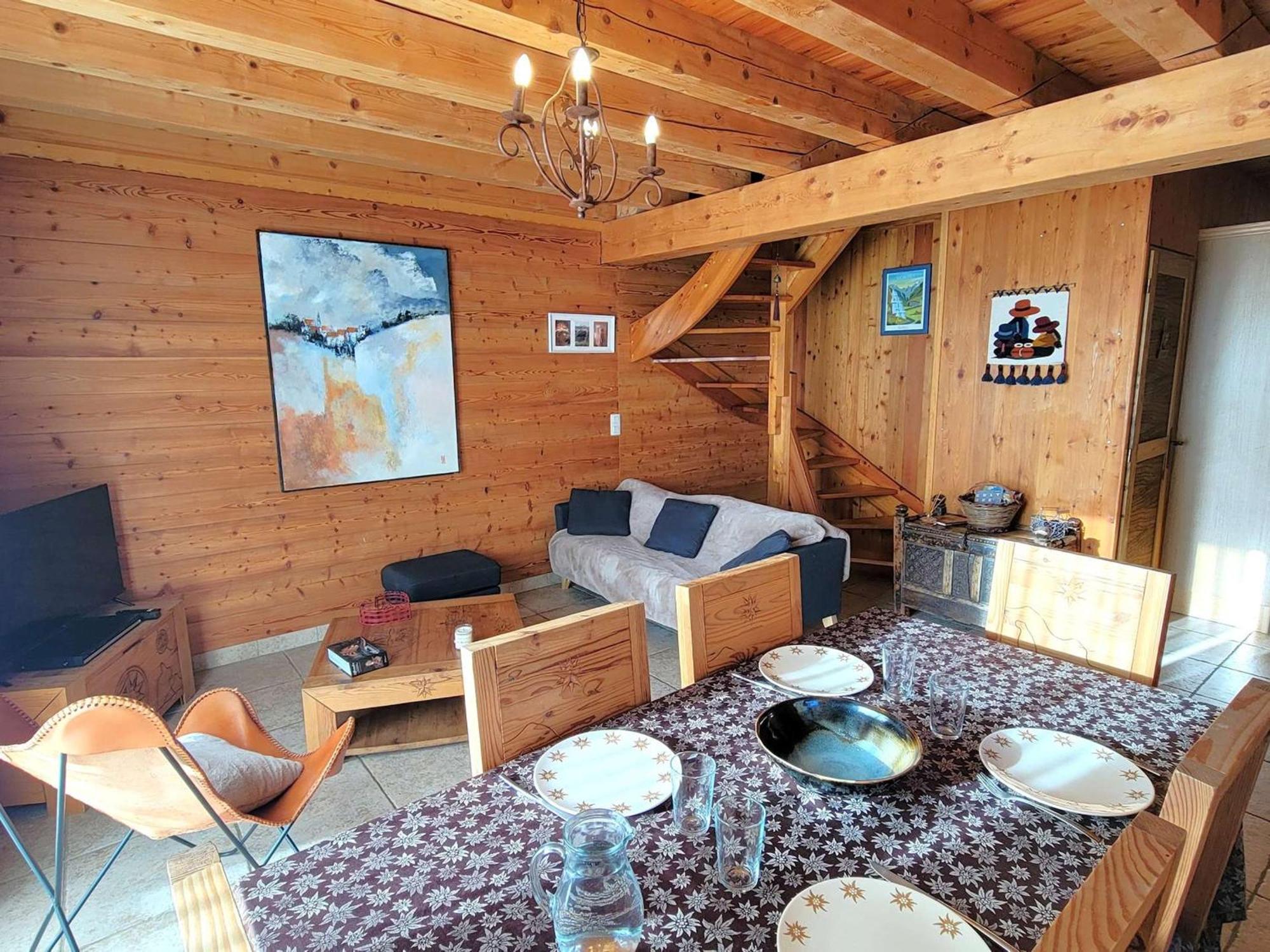 Chalet 6 Pers Avec Spa, Terrasse Plein Sud A Saint-Michel-De-Chaillol - Fr-1-393-22 Экстерьер фото